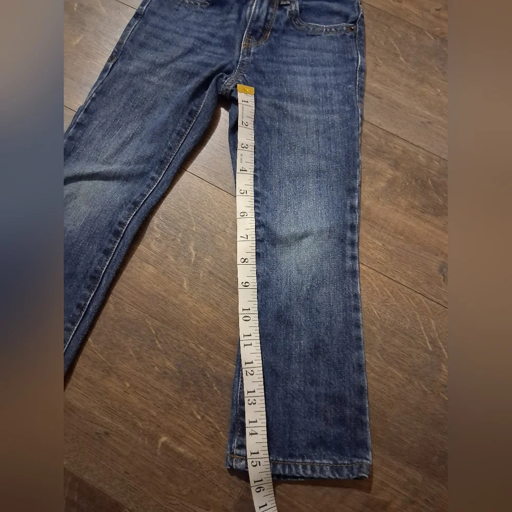 The Children's Place Boys Dark Blue Denim Bootcut Jeans Kids Bottoms Size 4